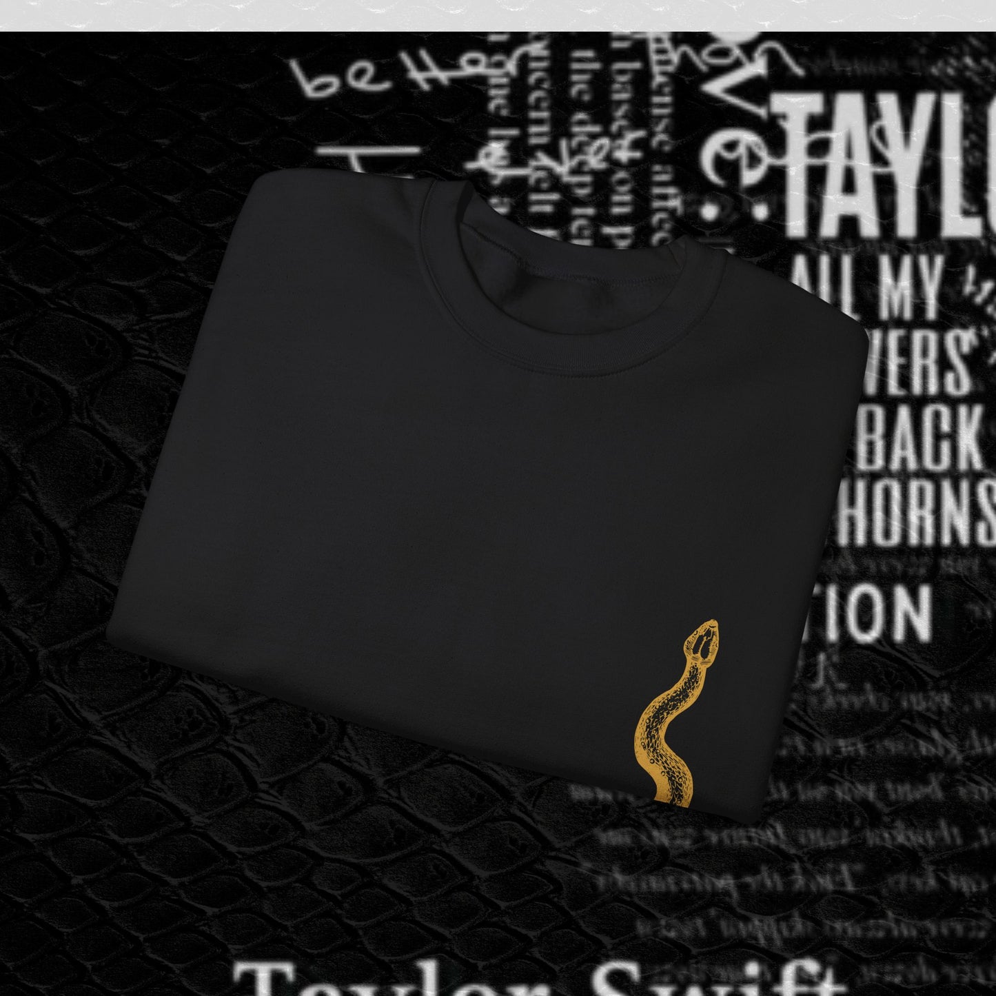 Delicate Rep Album- Snake and Butterflies Crewneck Sweatshirt