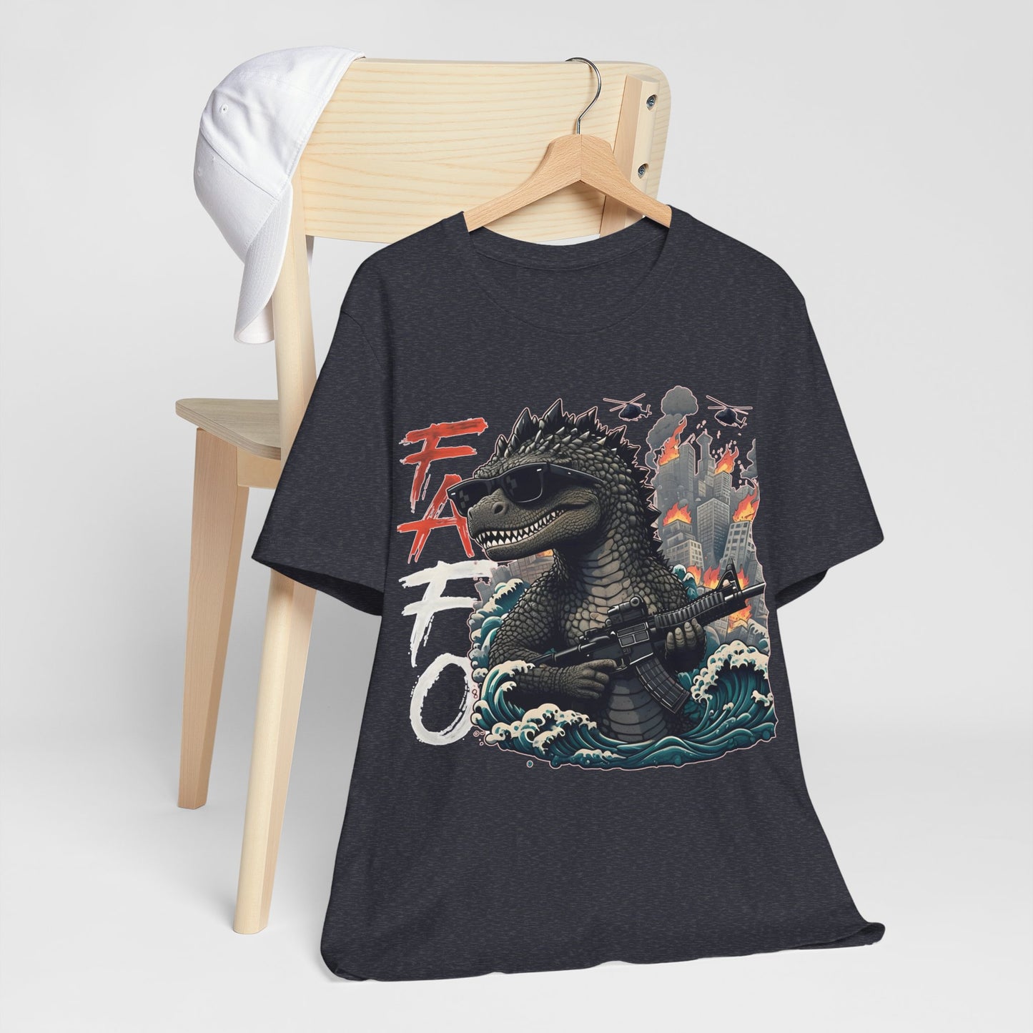FAFO Kaiju Ultra Soft Vintage Style Jersey Short Sleeve Tee
