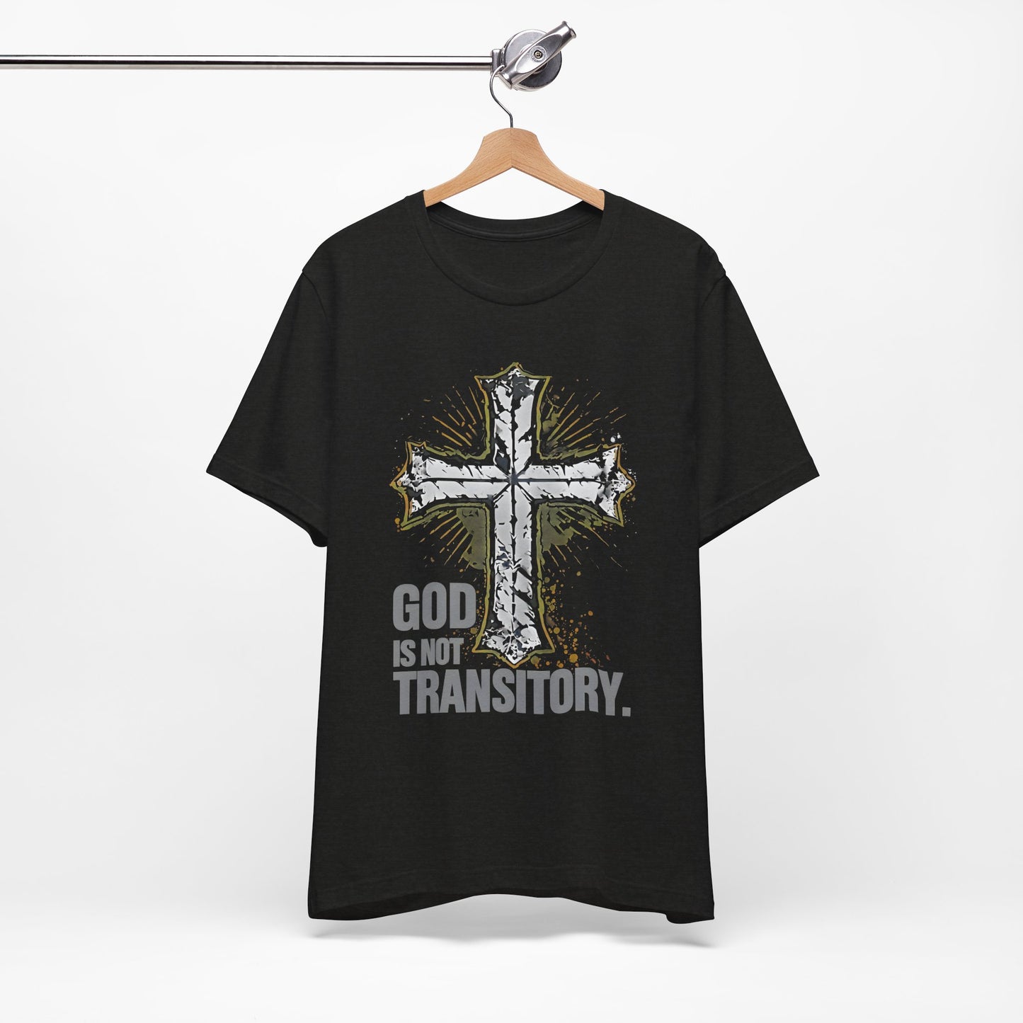 GOD IS NOT TRANSITORY. | Bella+Canvas- Ultra Soft Short Sleeve Tee