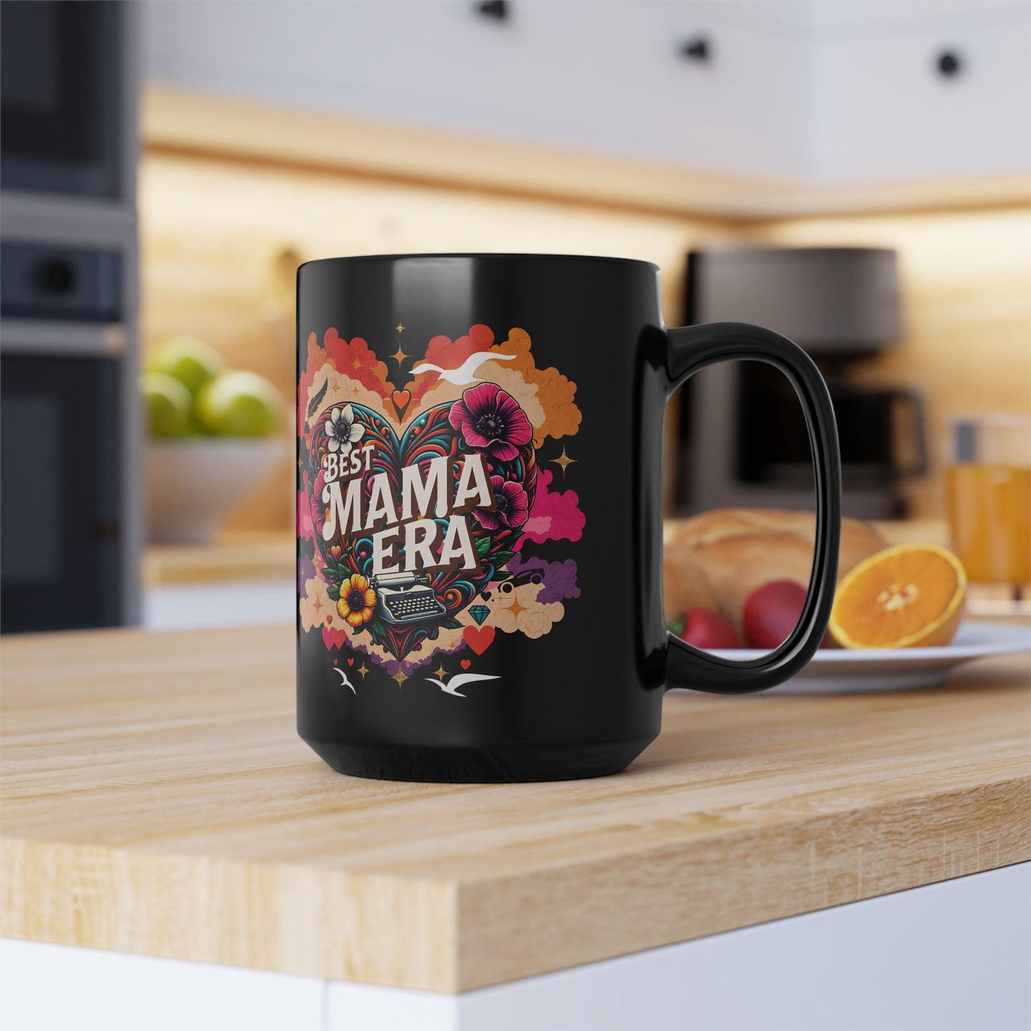 Best Mama Era Black Mug (15oz)