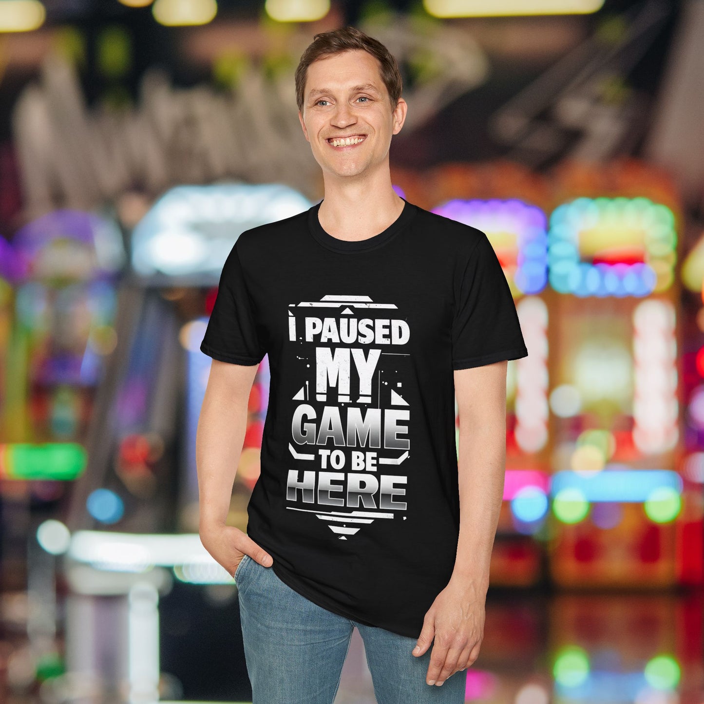 The Gamer Tee. I Paused My Game To Be Here T-Shirt.