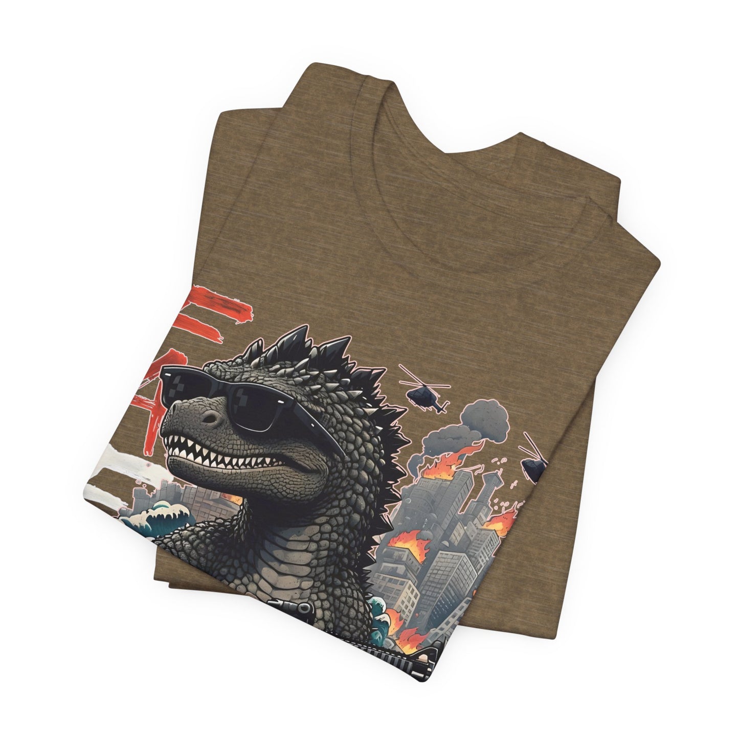 FAFO Kaiju Ultra Soft Vintage Style Jersey Short Sleeve Tee