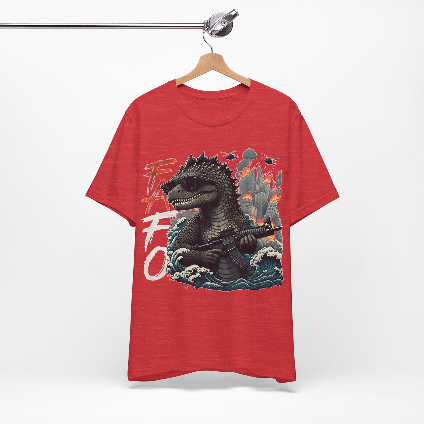 FAFO Kaiju Ultra Soft Vintage Style Jersey Short Sleeve Tee