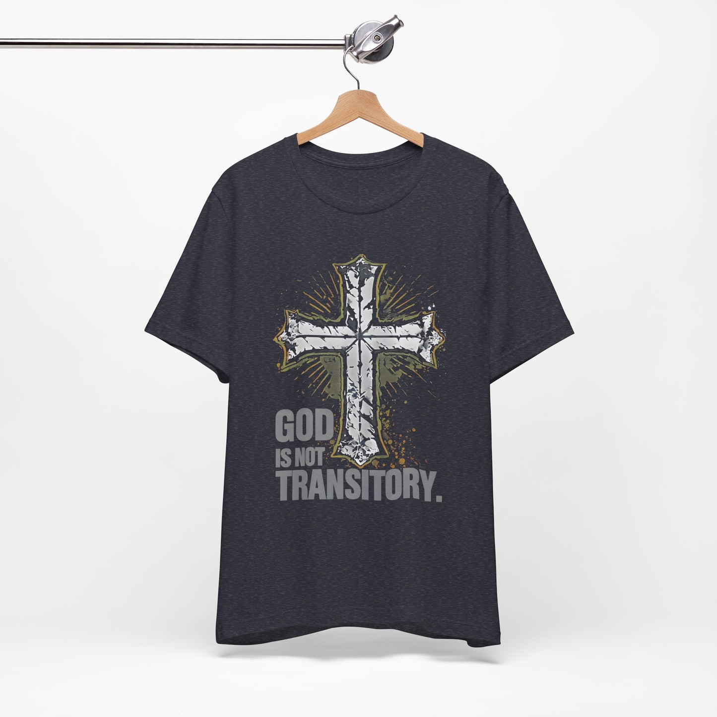 GOD IS NOT TRANSITORY. | Bella+Canvas- Ultra Soft Short Sleeve Tee