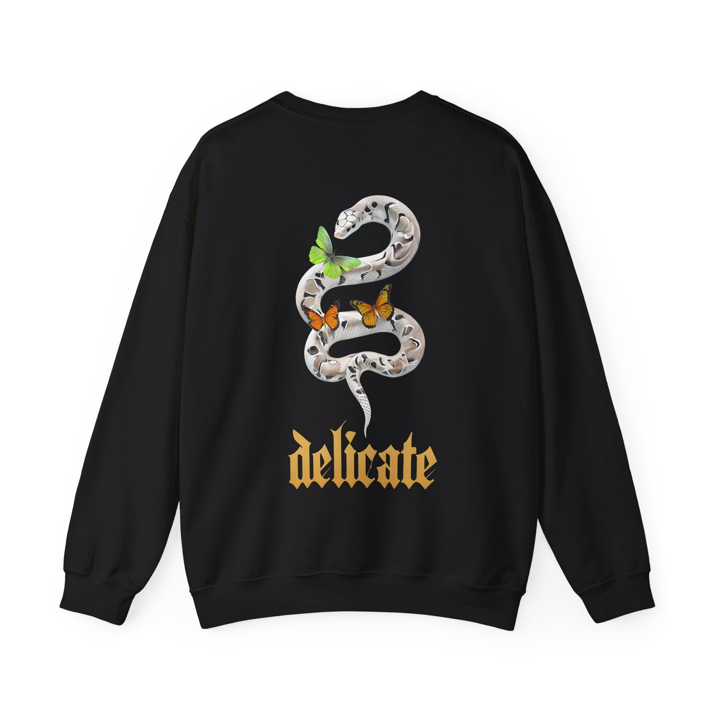 Delicate Rep Album- Snake and Butterflies Crewneck Sweatshirt