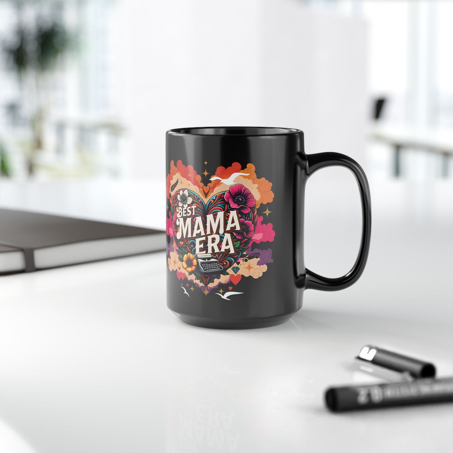 Best Mama Era Black Mug (15oz)