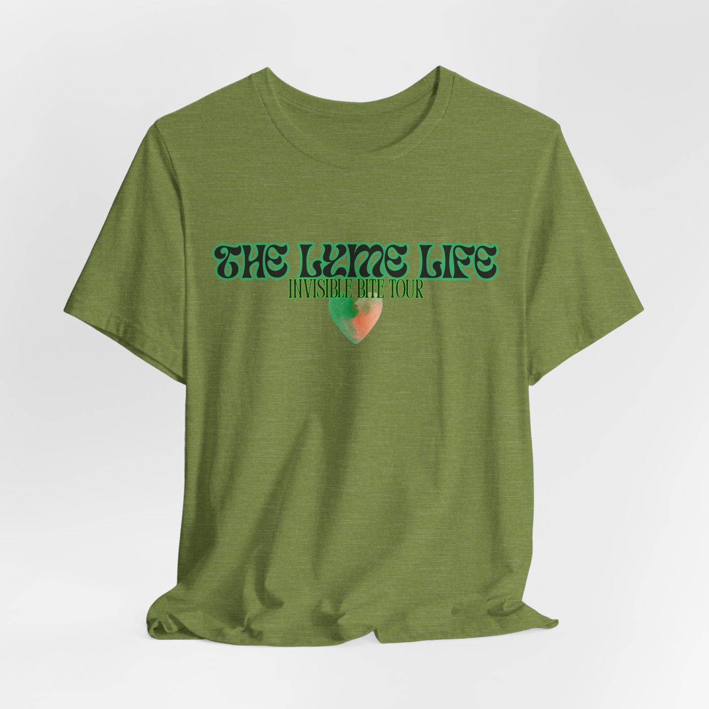 Surviving Lyme The Lyme Life Invisible Bite Tour - Bella+Canvas Ultra Soft Tee. Vintage Band Tee Style