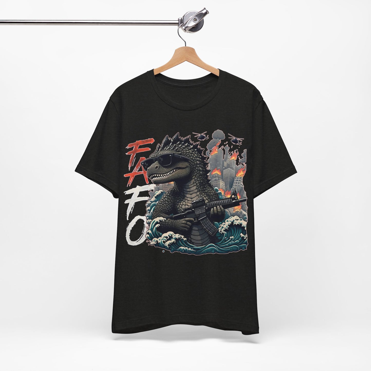 FAFO Kaiju Ultra Soft Vintage Style Jersey Short Sleeve Tee