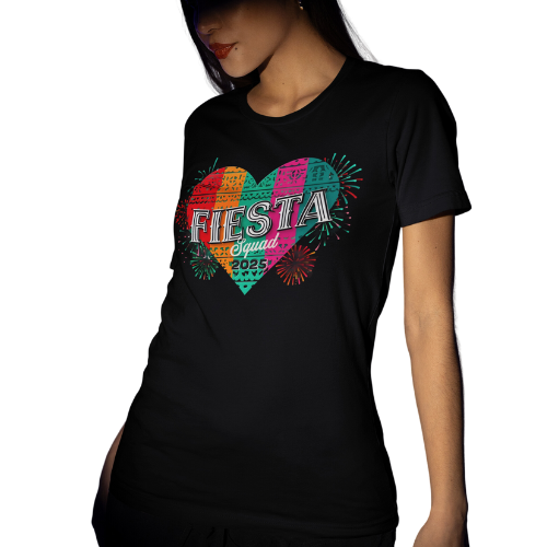 Ultra Comfy Bella+Canvas Fiesta Squad 2025 Short Sleeve Tee Soft Style- Premium Quality
