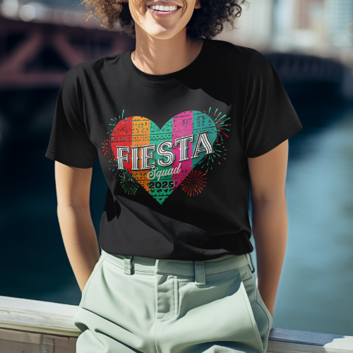 Ultra Comfy Bella+Canvas Fiesta Squad 2025 Short Sleeve Tee Soft Style- Premium Quality