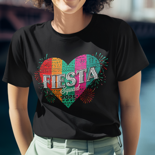 Ultra Comfy Bella+Canvas Fiesta Squad 2025 Short Sleeve Tee Soft Style- Premium Quality
