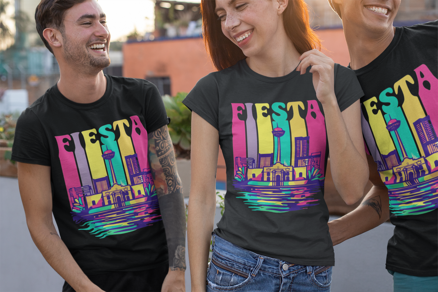 FIESTA Bella+Canvas Ultra Soft Short Sleeve Tee
