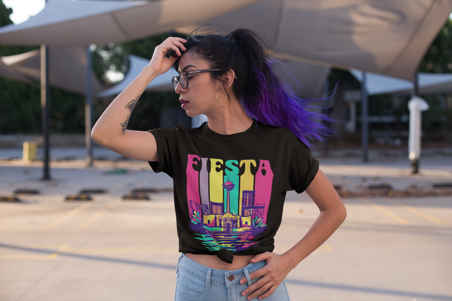 FIESTA Bella+Canvas Ultra Soft Short Sleeve Tee