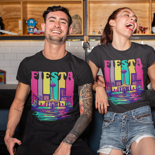 FIESTA Bella+Canvas Ultra Soft Short Sleeve Tee