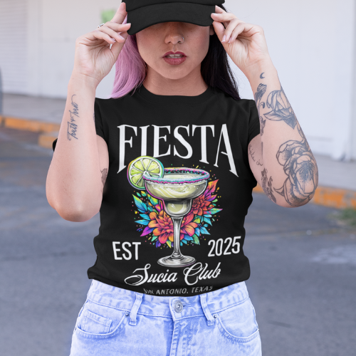 FIESTA Sucia Club Bella+Canvas Ultra Soft Jersey Short Sleeve Tee