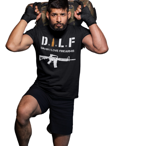 DILF Jersey Short Sleeve Comfy Tee | UltraSoft Bella+Canvas