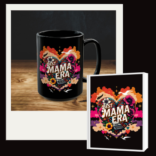 Best Mama Era Black Mug (15oz)