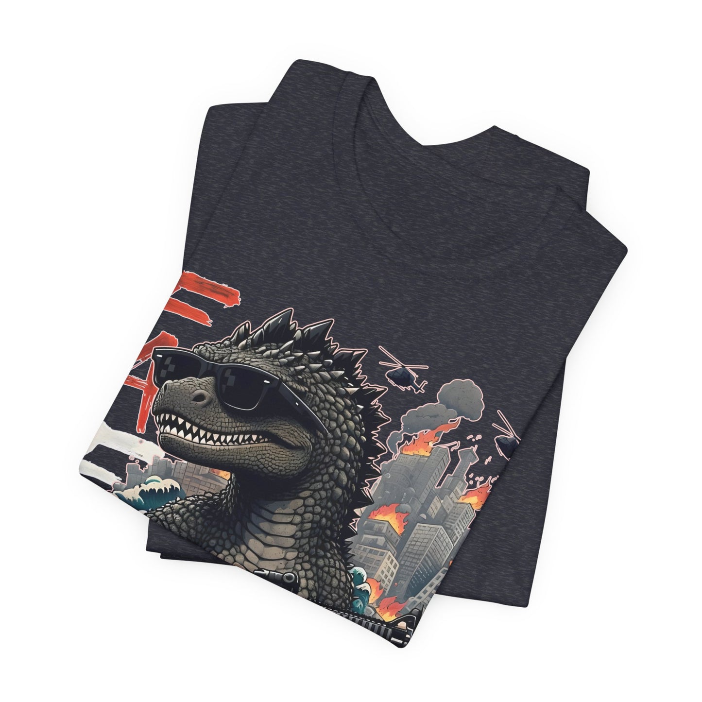 FAFO Kaiju Ultra Soft Vintage Style Jersey Short Sleeve Tee