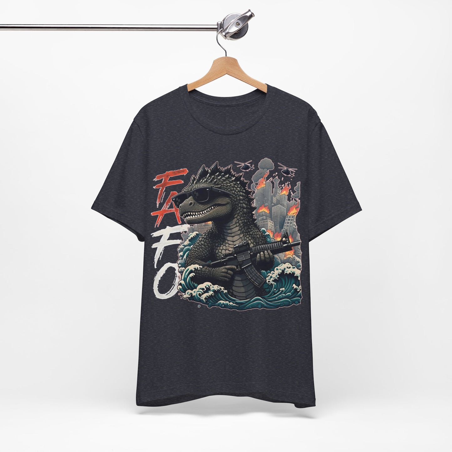 FAFO Kaiju Ultra Soft Vintage Style Jersey Short Sleeve Tee