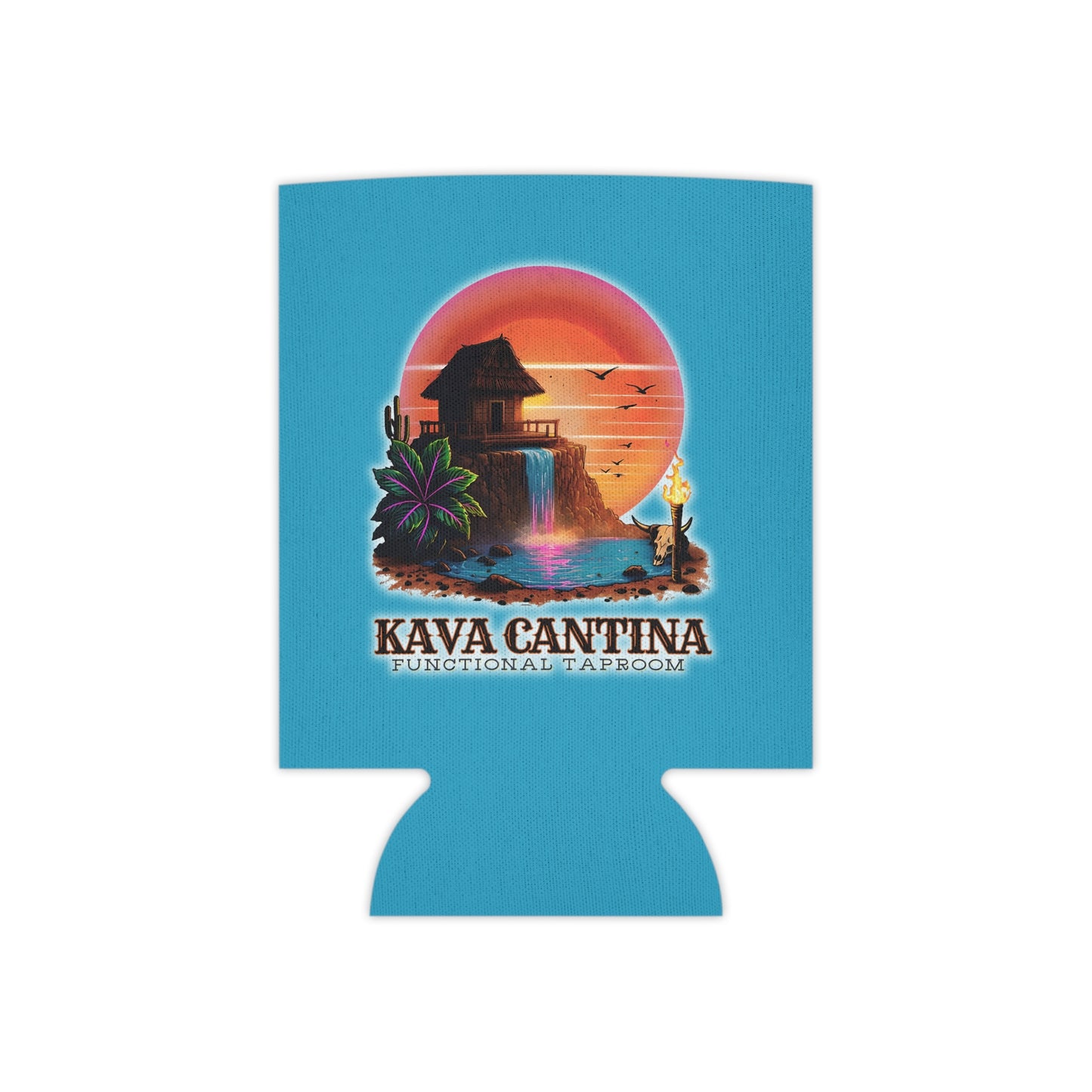 Custom Kav Order Can Cooler Koozie (TURQUOISE)