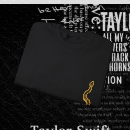 Delicate Rep Album- Snake and Butterflies Crewneck Sweatshirt