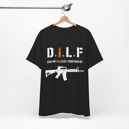 DILF Jersey Short Sleeve Comfy Tee | UltraSoft Bella+Canvas