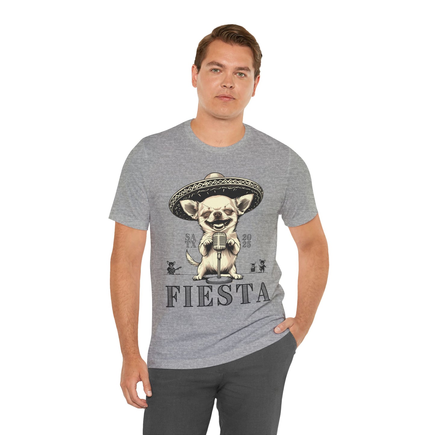 FIESTA SA TX  Ultra Soft Vintage Style Bella+Canvas Tee. Fiesta Short Sleeve Tee | Premium Quality