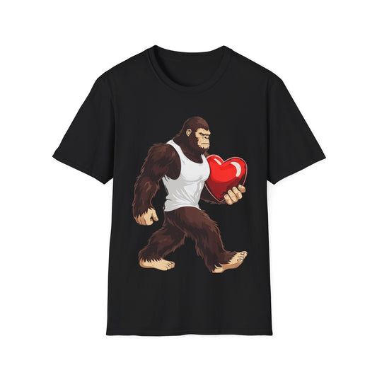 The Valentines Day Tee. Sasquatch T-Shirt.