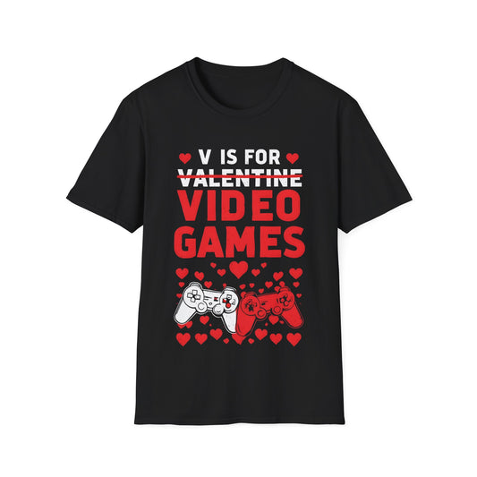 The Valentines Day Tee. V is for Video Games.