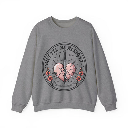 Death By A Thousand Cuts Crewneck, Swiftie Crewneck, Valentines Day Unisex Gildan Heavy Blend Crewneck,  Comfortable Cozy, Ribbed Collar