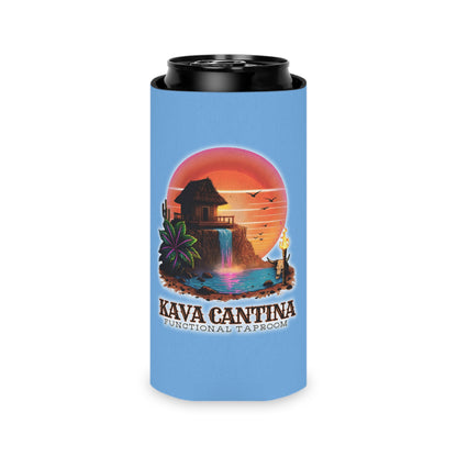 Custom Kav Order Can Cooler SLIM Koozie (LIGHT BLUE)