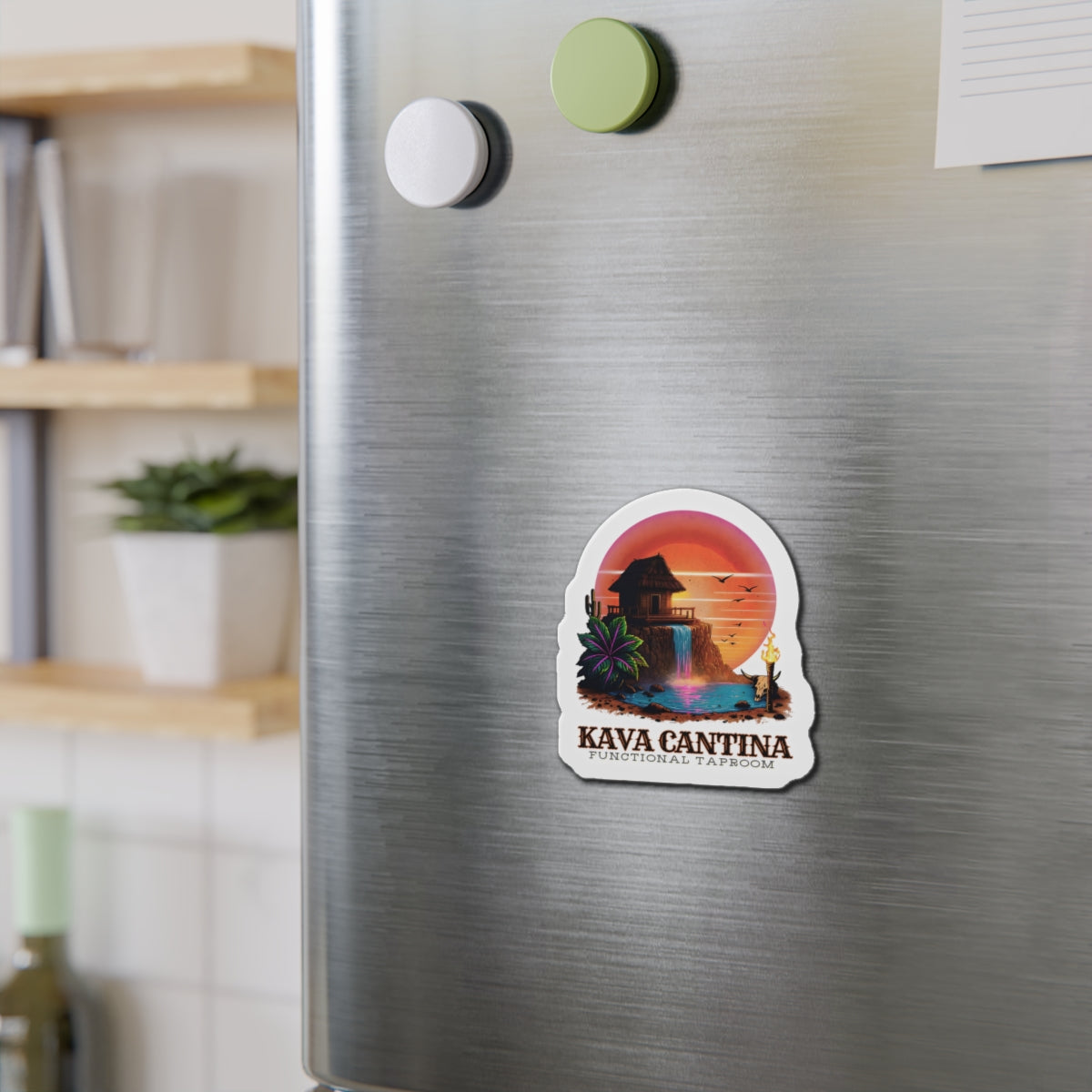 3 Inch by 3inch Die-Cut Small Magnets