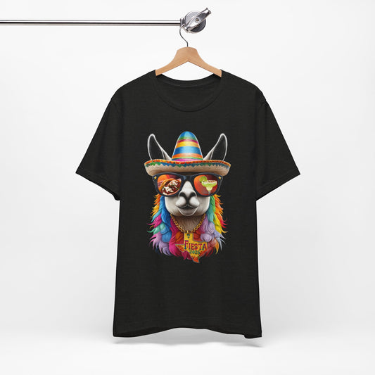 Fiesta 2025 Texas Llama Bella+Canvas Ultra Soft Unisex Short Sleeve Tee