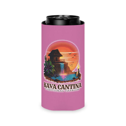 Custom Kav Order Can Cooler SLIM Koozie (LIGHT PINK)
