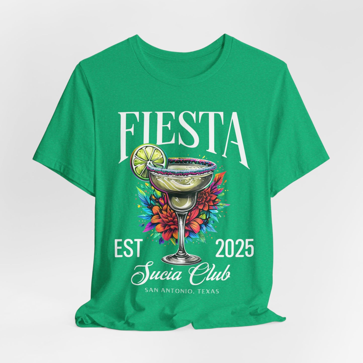 FIESTA Sucia Club Bella+Canvas Ultra Soft Jersey Short Sleeve Tee