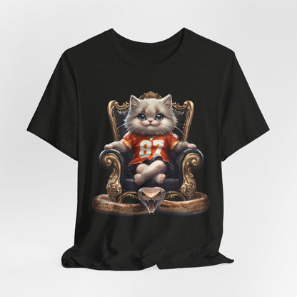 Cat Rep Comfy Kansas City Football Women's Comfy Tee ✨🖤🐈✨🖤🐈🏈❤️