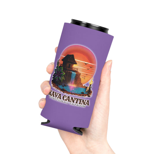 Custom Kav Order Can Cooler SLIM Koozie (LIGHT PURPLE)