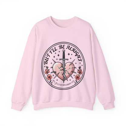 Death By A Thousand Cuts Crewneck, Swiftie Crewneck, Valentines Day Unisex Gildan Heavy Blend Crewneck,  Comfortable Cozy, Ribbed Collar