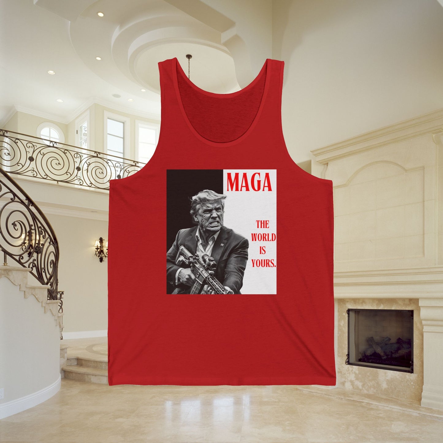 MAGA Vintage American Freedom Softstyle Tank