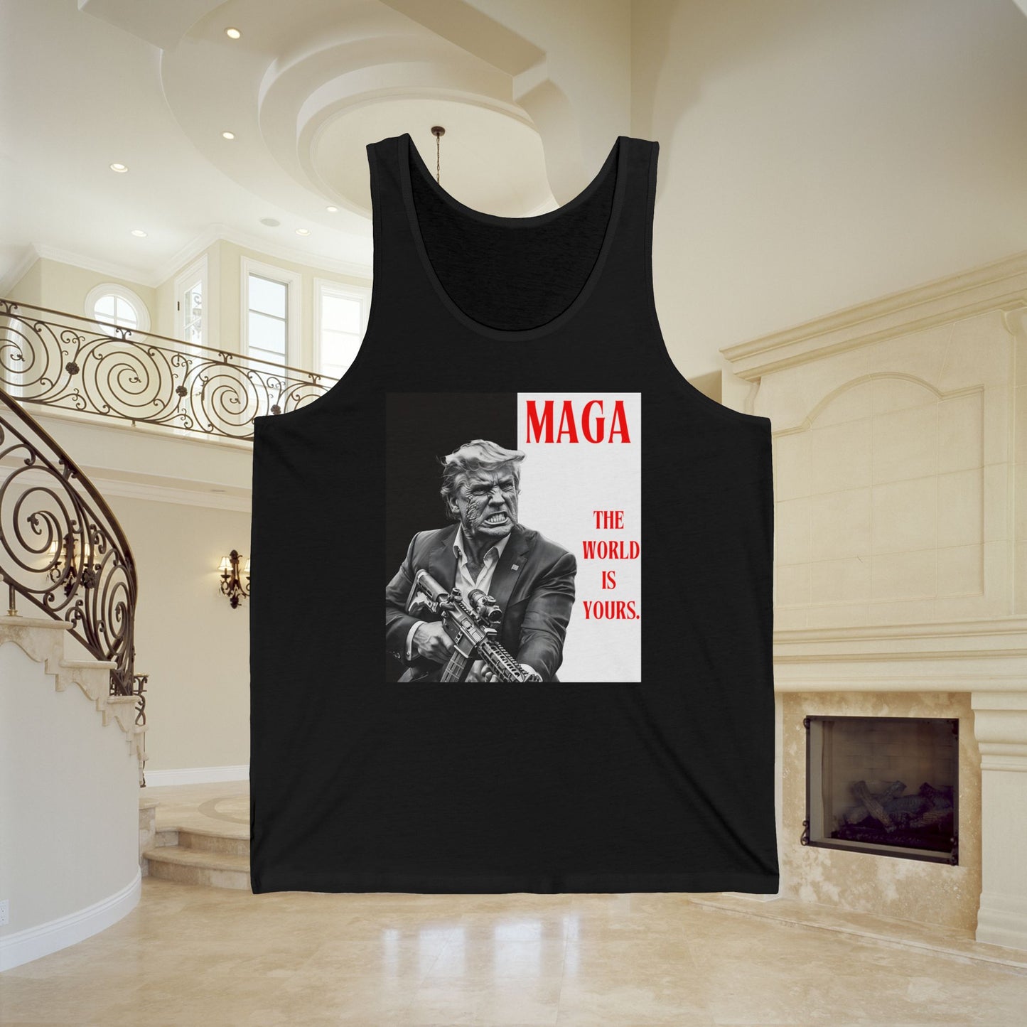 MAGA Vintage American Freedom Softstyle Tank