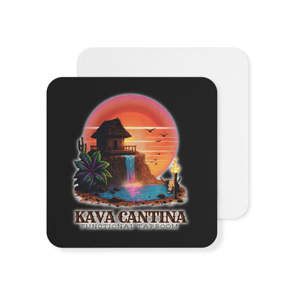 Custom Kav Order Pulp Board Bar Coasters (50 or 100 pcs)