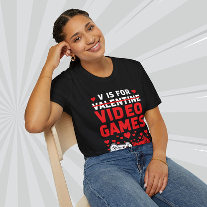 The Valentines Day Tee. V is for Video Games.