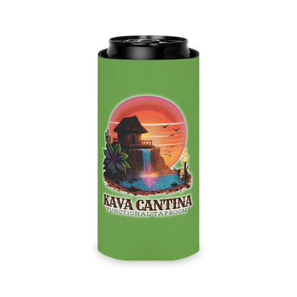 Custom Kav Order Can Cooler SLIM Koozie (GREEN)