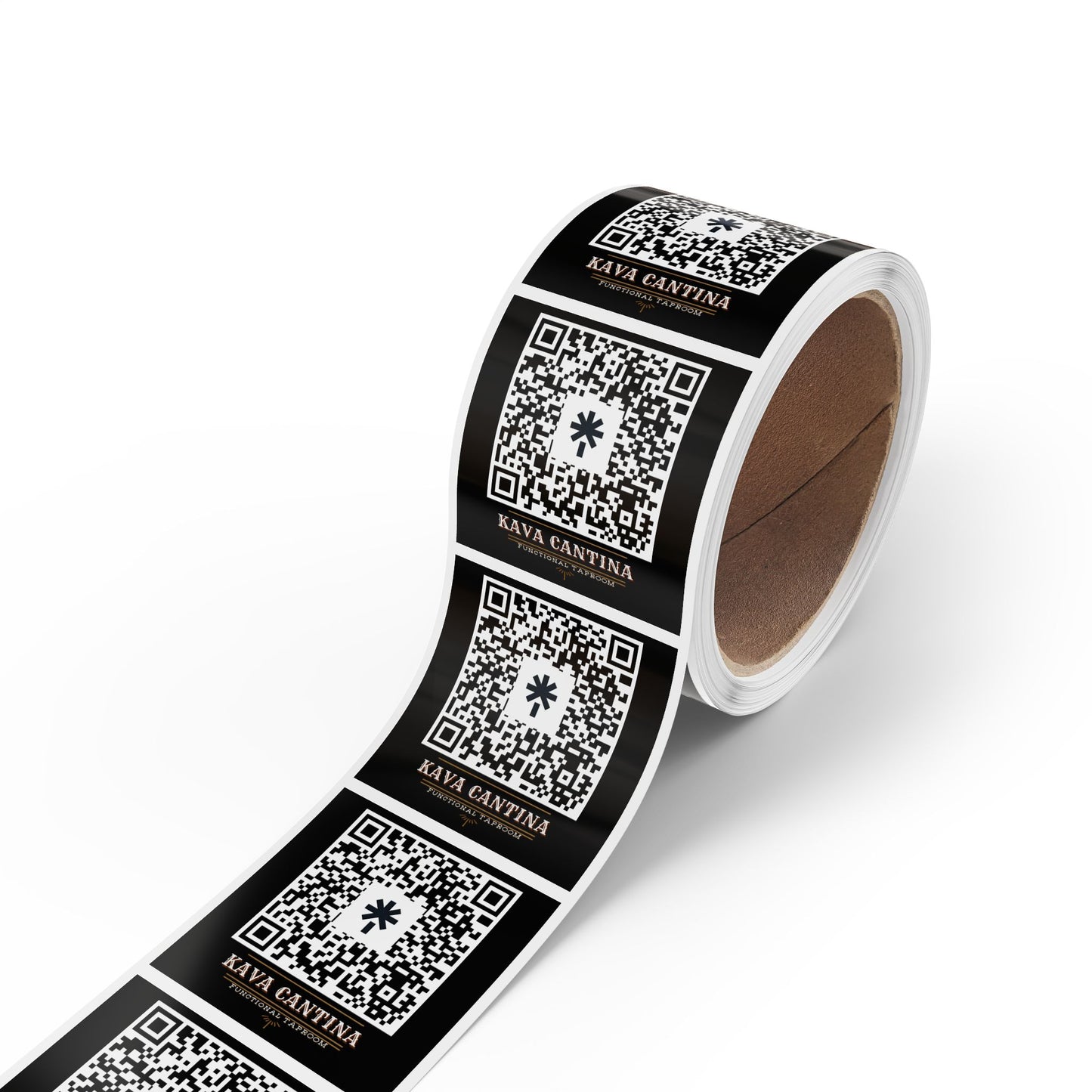 Custon Kav order Sticker Roll with QR