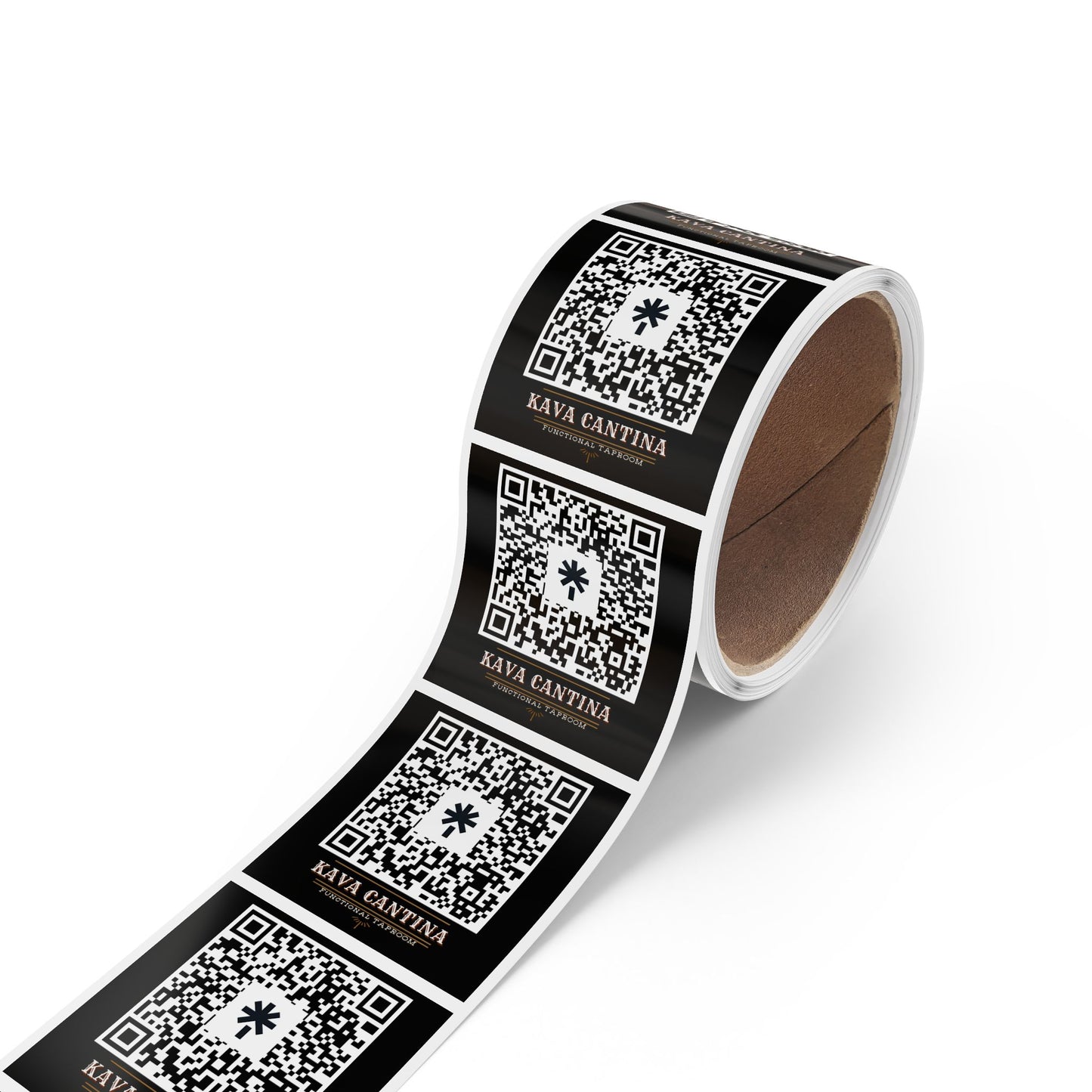 Custon Kav order Sticker Roll with QR