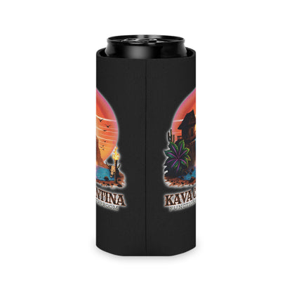 Custom Kav Order Can Cooler SLIM Koozie (BLACK)