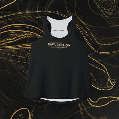 Custom Kav Order Racerback Tank Top with front and back design (BLACK)