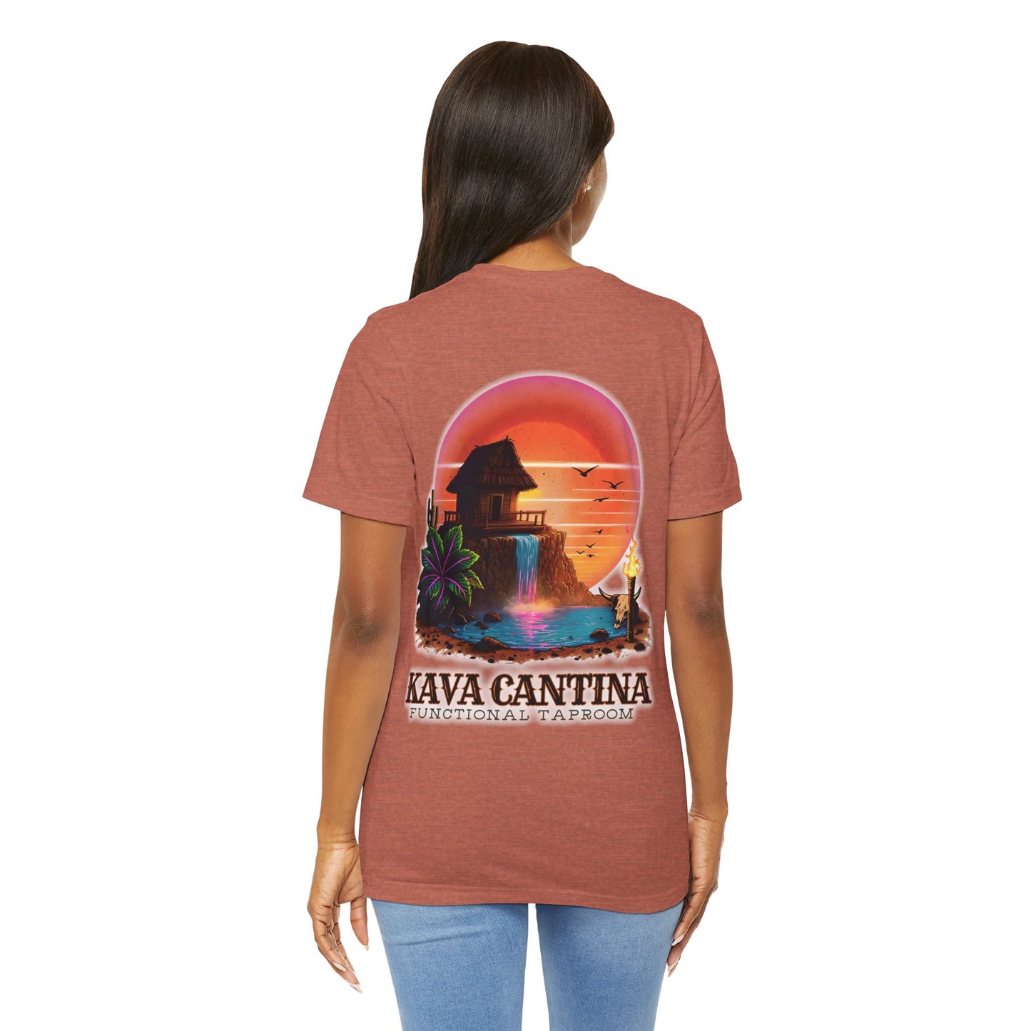Custom Kav Order Front AND Back Design UltraSoft Bella+Canvas Tee