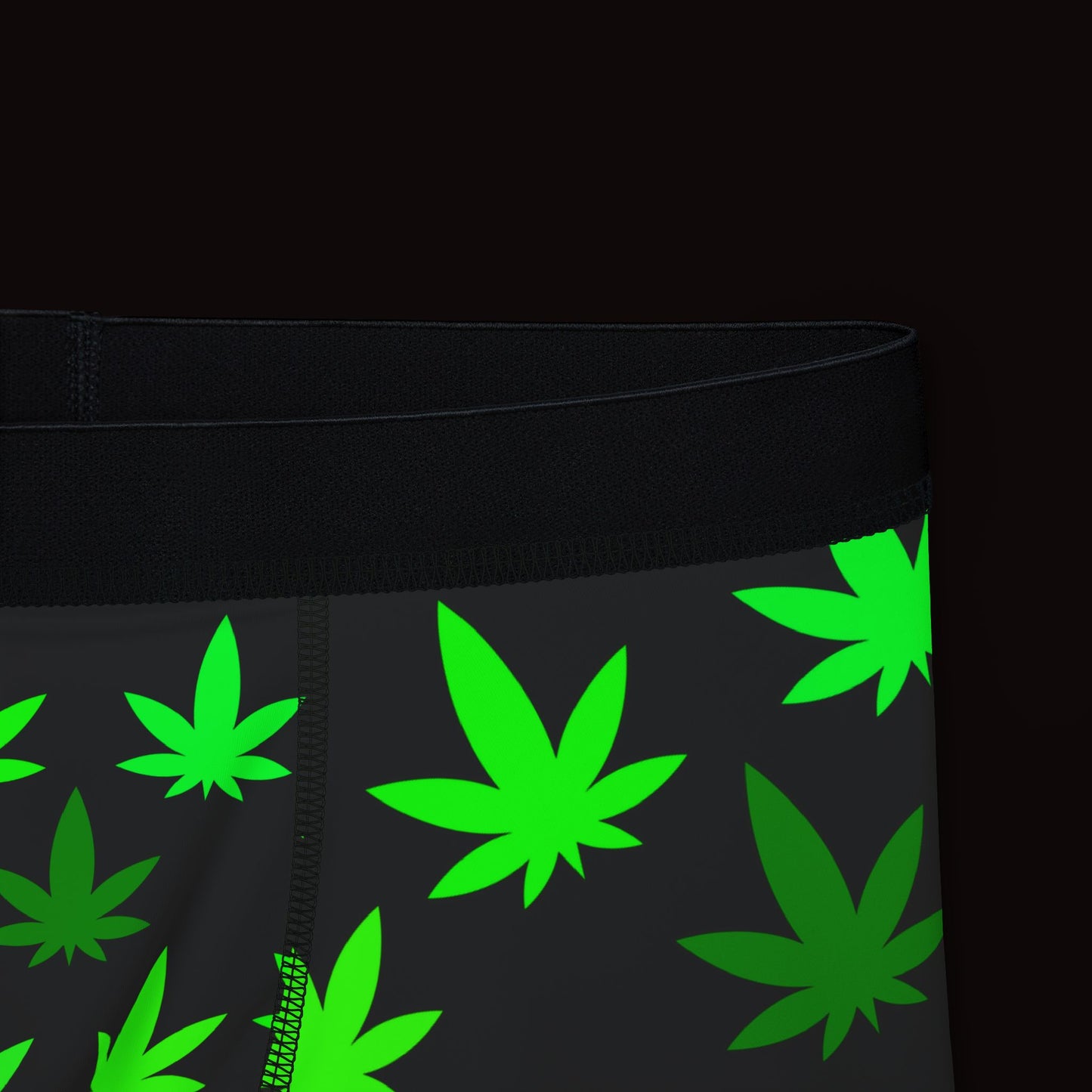 Comfy and Bold Boxer Collection: Cannabis Leaf 420  Design - Ultimate Comfort & Lasting Detail