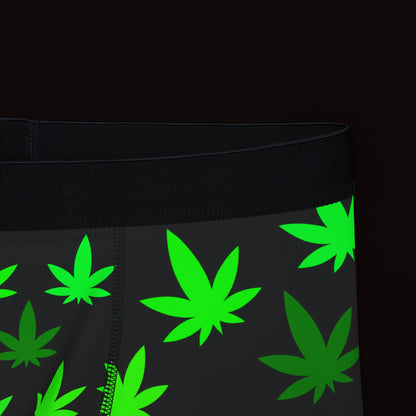 Comfy and Bold Boxer Collection: Cannabis Leaf 420  Design - Ultimate Comfort & Lasting Detail